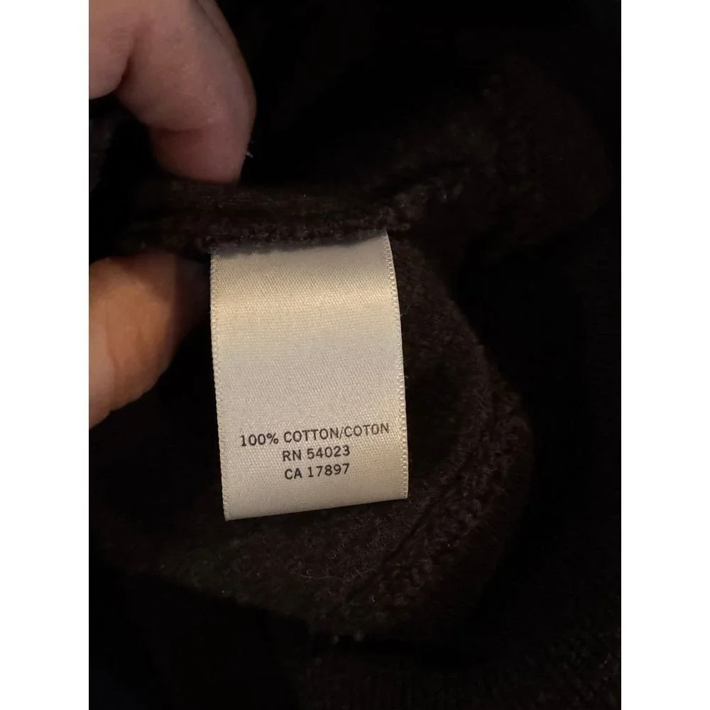 Banana Republic Cardigan Mens Extra Large Gray Mock‎ Zip Sweater Grandpacore